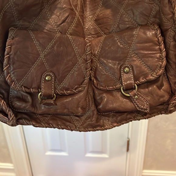 Isabella Fiore chocolate brown hobo handbag - Picture 13 of 13
